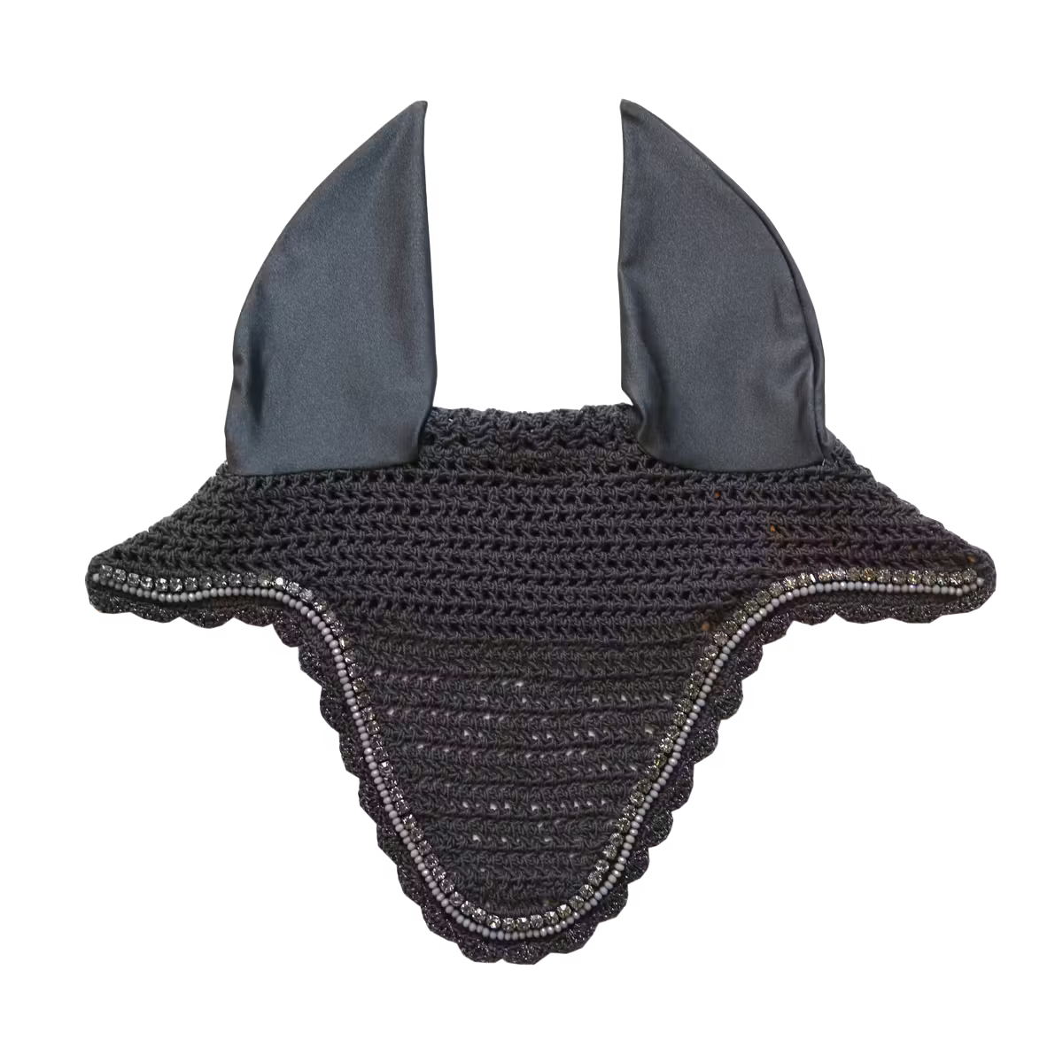 Ear Bonnets Kentucky Fly Veil Long Stone & Pearl Soundless detalle 4
