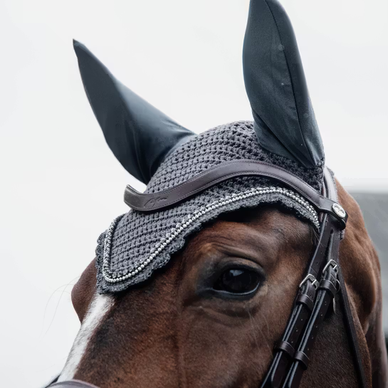 Ear Bonnets Kentucky Fly Veil Long Stone & Pearl detalle 6
