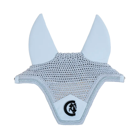 Soundless orejerass Kentucky Fly Veil Wellington 3D Logo Soundless para equitación