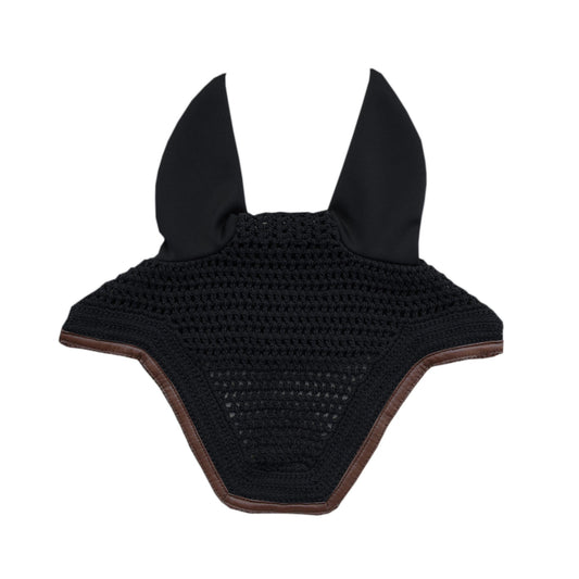 Orejerass Kentucky Fly Veil Wellington Leather para equitación