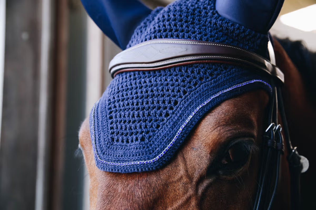 Ear Bonnets Kentucky Fly Veil Wellington Sparkling detalle 6