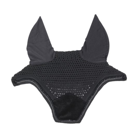 Orejerass Kentucky Fly Veil Wellington Velvet Pearls para equitación - vista 2