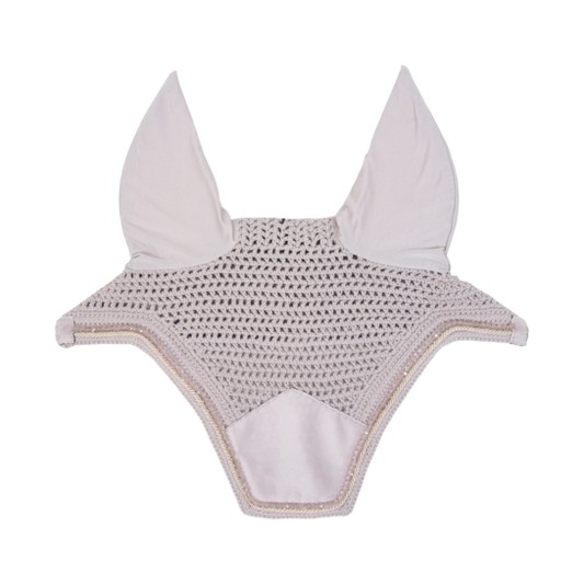Orejerass Kentucky Fly Veil Wellington Velvet Pearls para equitación