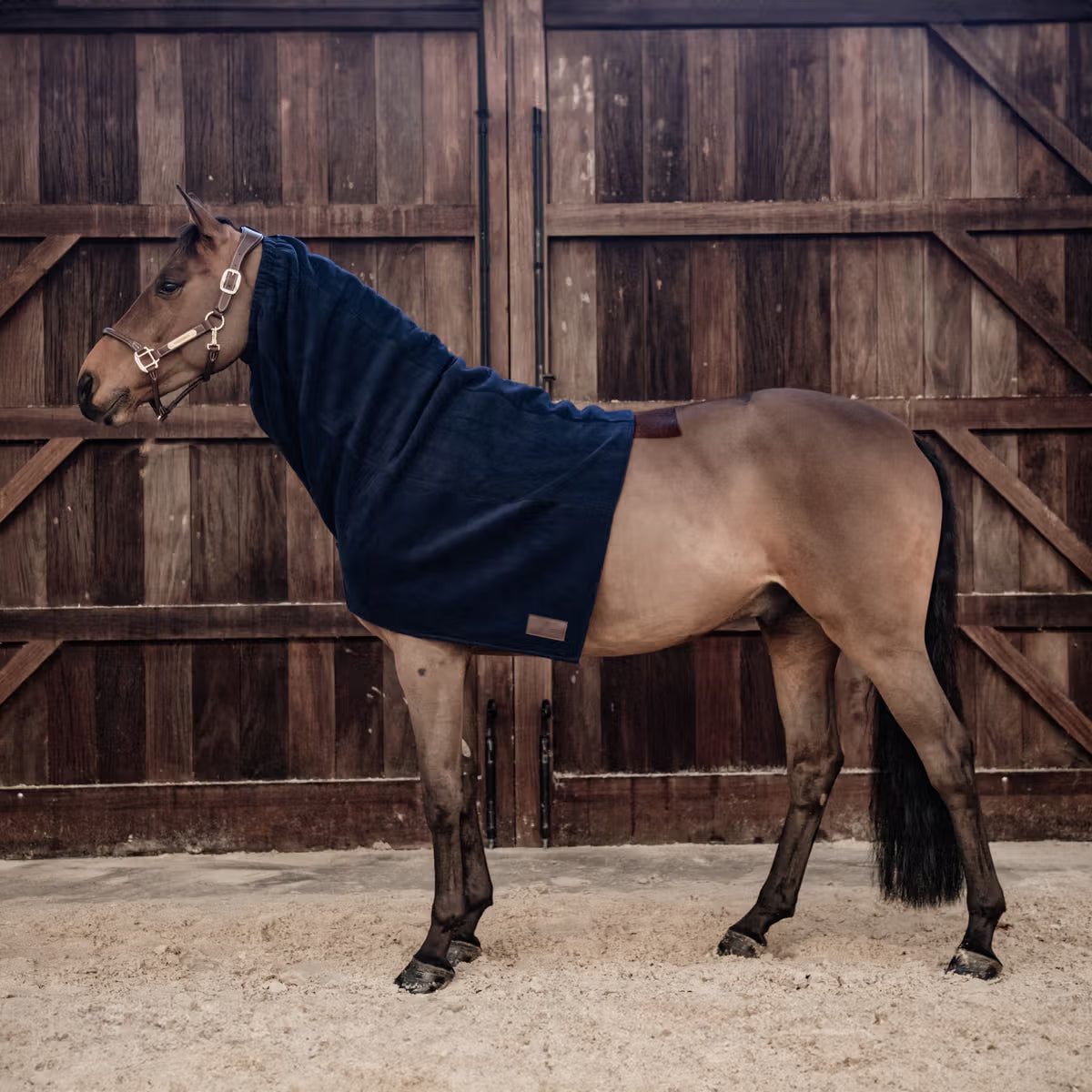 Manta para caballo Kentucky Heavy Fleece caballo Scarf detalle 3
