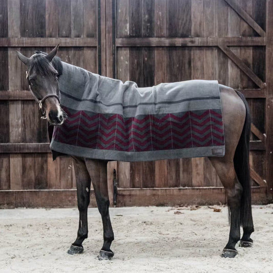 Manta para caballo Kentucky Heavy Fleece manta Square Fishbone para equitación - vista 2