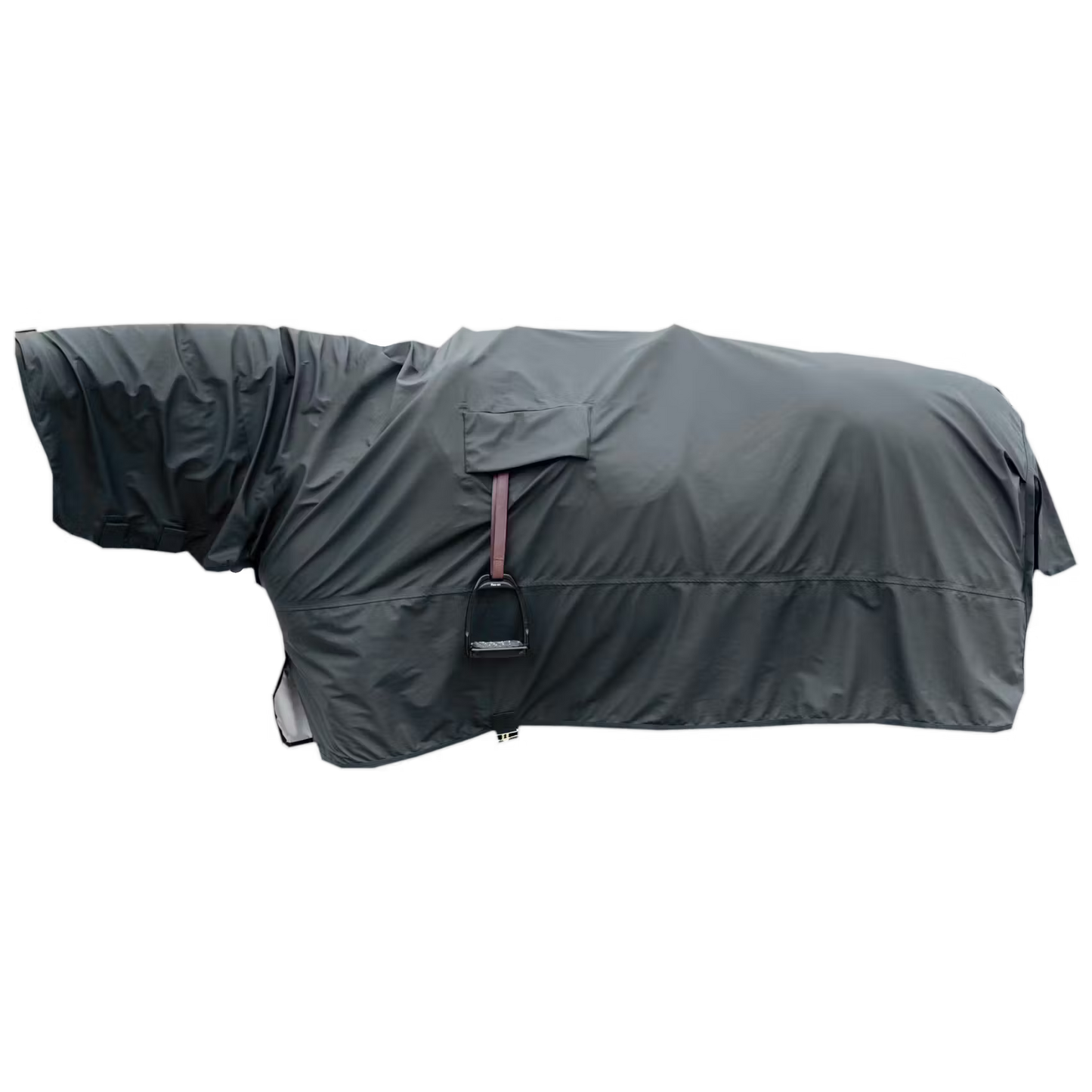 Manta para caballo Kentucky caballo Raincoat Hurricane with Stirrup Holes detalle 8