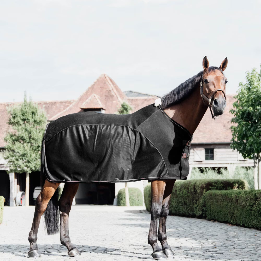 Manta para caballo Kentucky Mesh Combo Cooler Sheet Black detalle 2