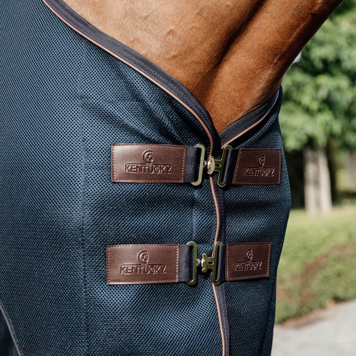 Manta para caballo Kentucky Mesh Combo Cooler Sheet detalle 3