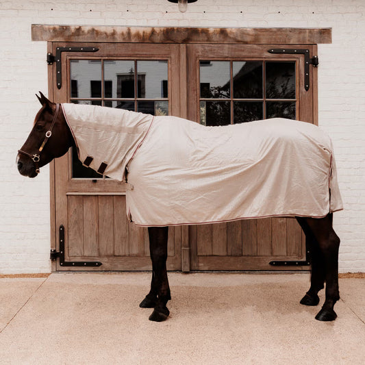Manta para caballo Kentucky Mesh Fly manta Comfort Classic con Neck and Belly para equitación