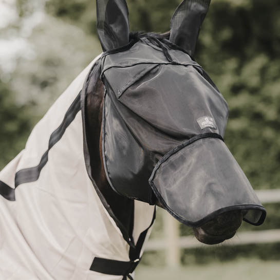 Máscara antimoscas Kentucky Horsewear Mesh Fly Set detalle 2