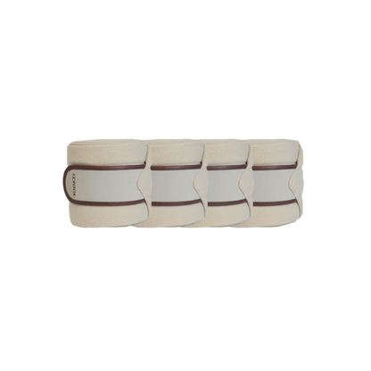Bandages Kentucky Polar Fleece Bandages with Faux Leather Edging detalle 6