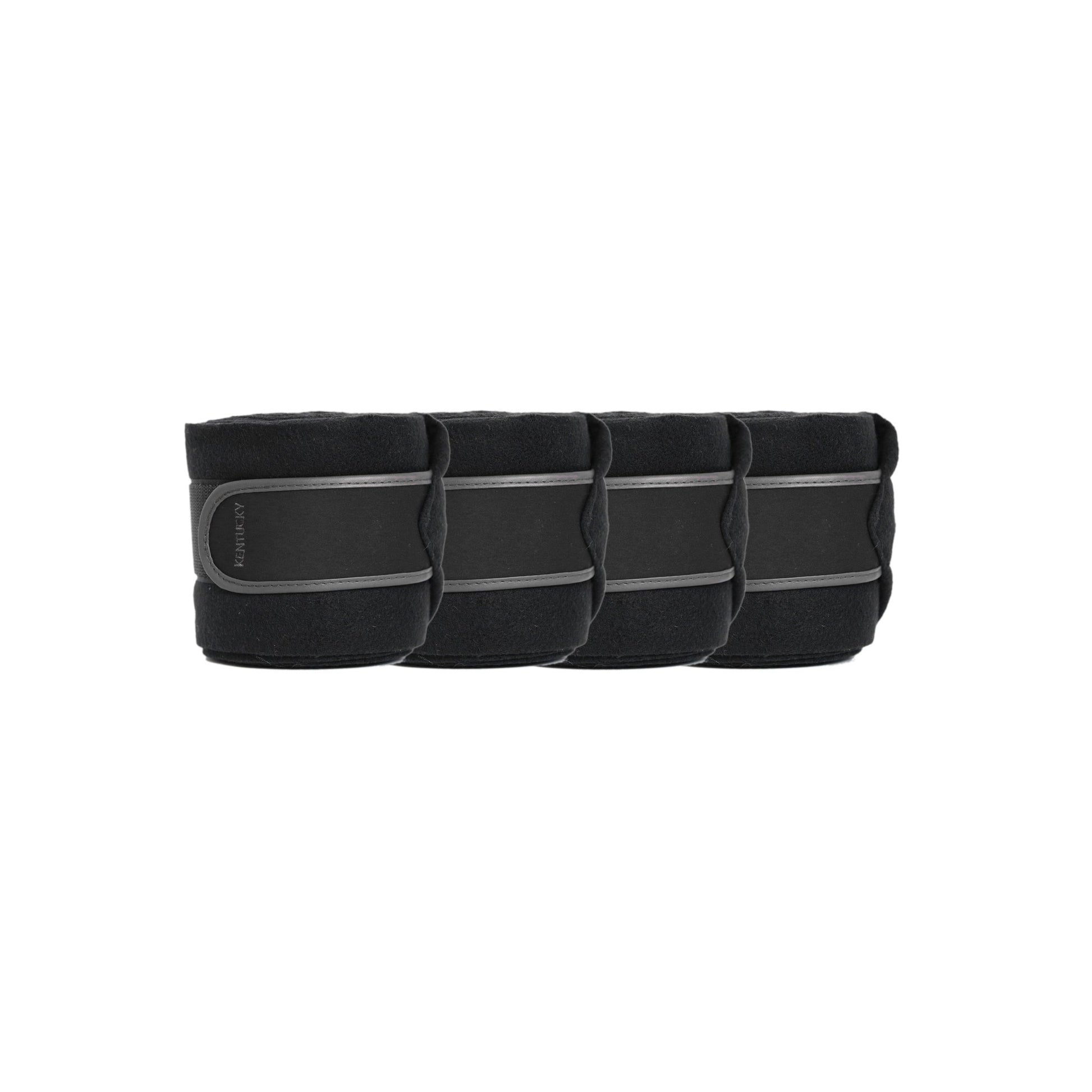 Bandages Kentucky Polar Fleece Bandages with Faux Leather Edging detalle 2