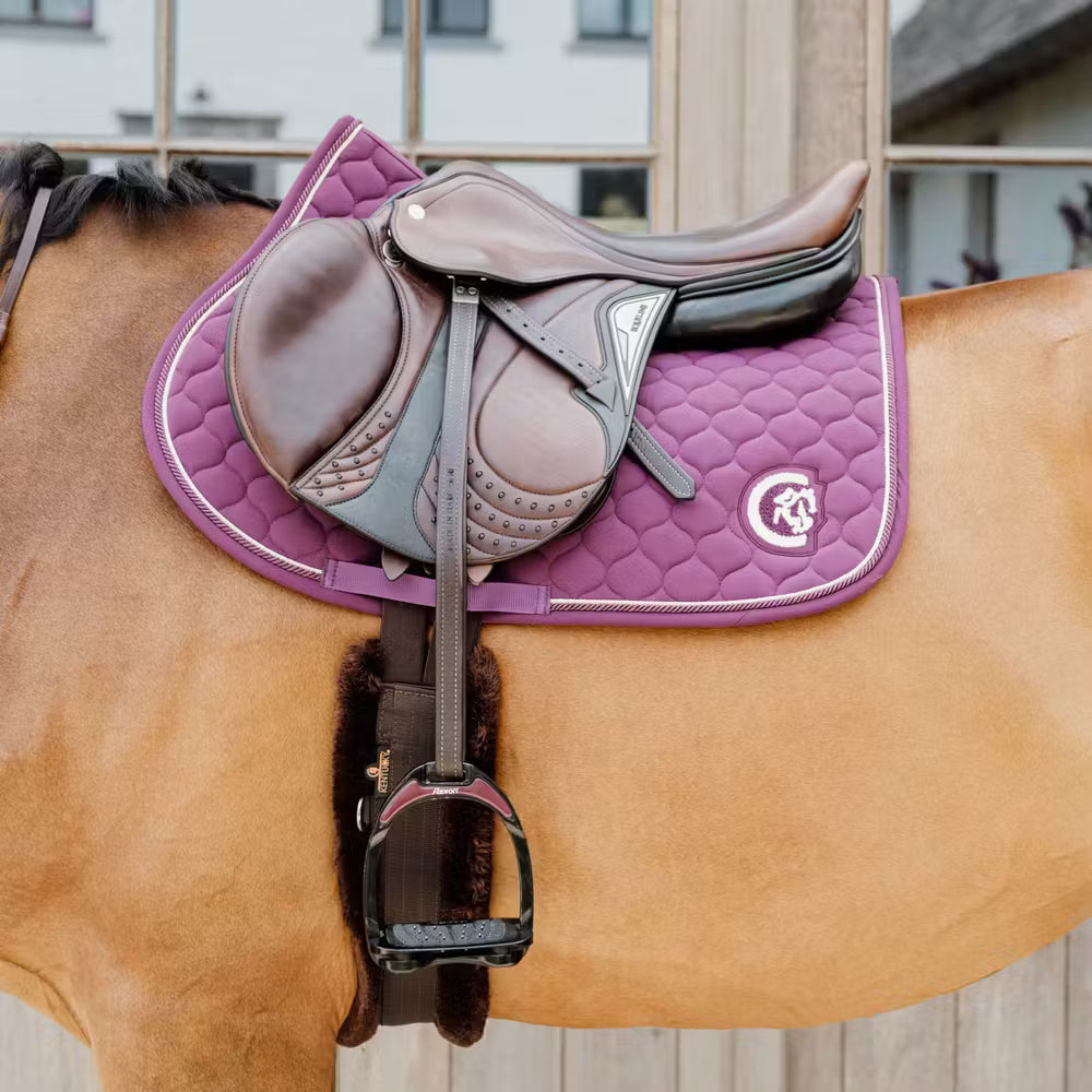 Manta para caballo Kentucky Saddle Pad 3D Logo Onion Quilt Jumping detalle 10