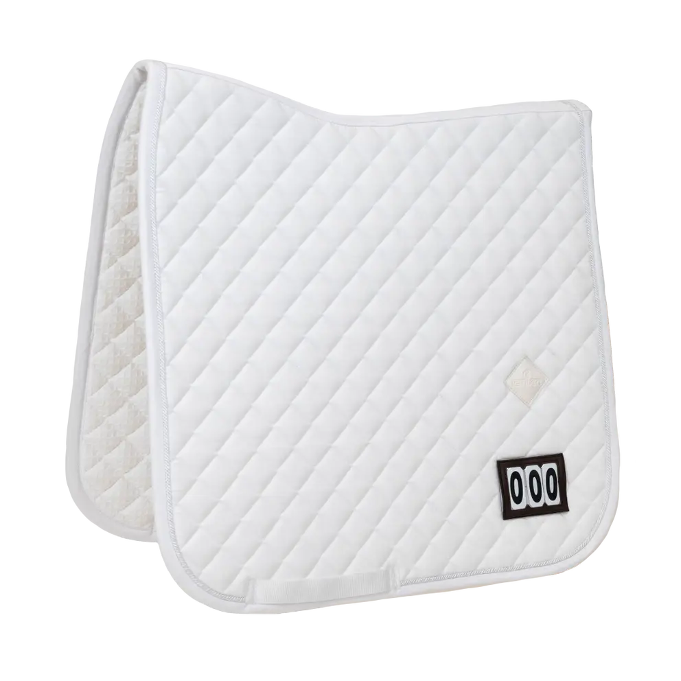 Manta para caballo Kentucky Saddle Pad Diamond Competition 2 Numbers Dressage vista principal