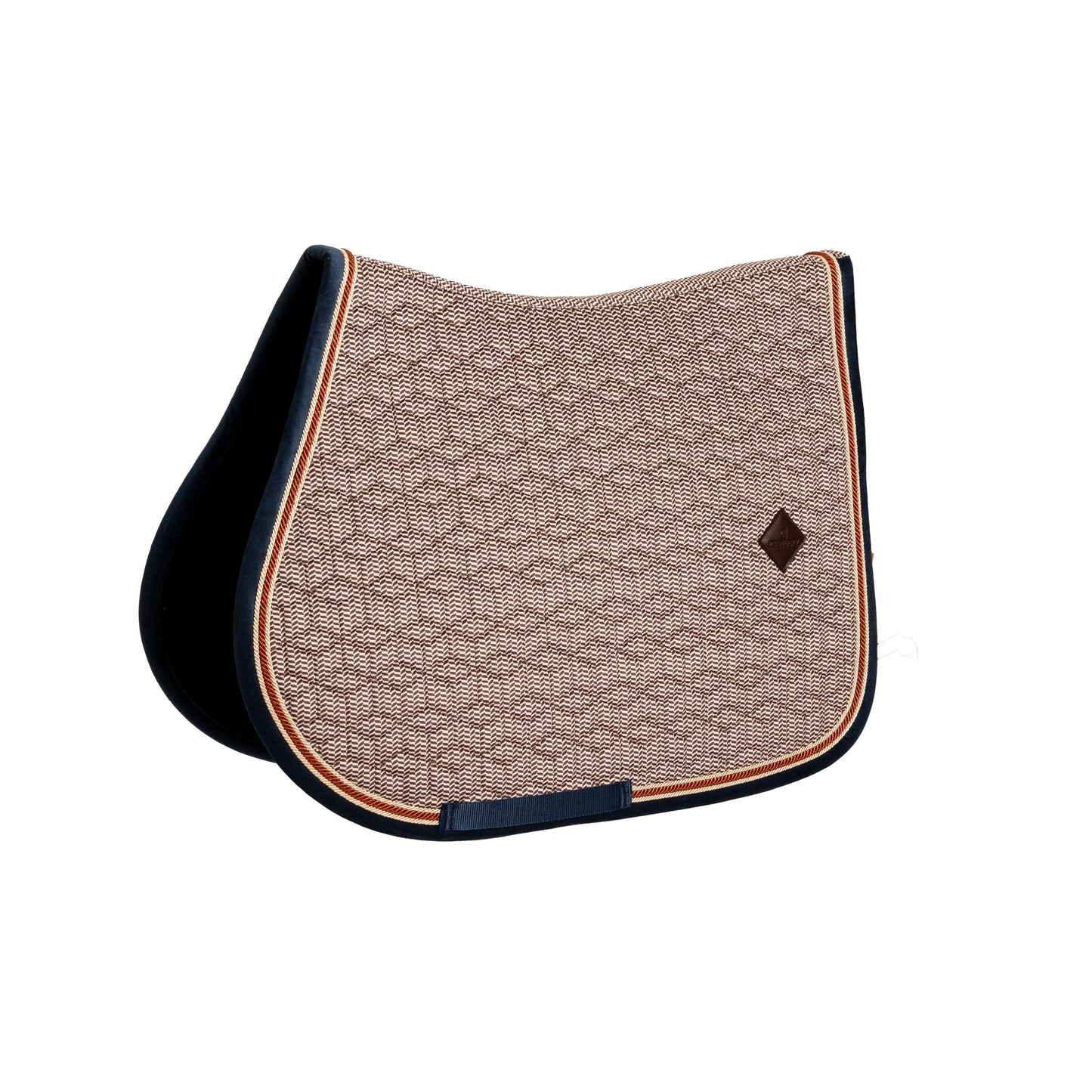 Manta para caballo Kentucky Saddle Pad Pied-de-Poule Bordeaux vista principal