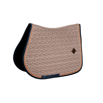 Manta para caballo Kentucky Saddle Pad Pied-de-Poule Bordeaux vista principal
