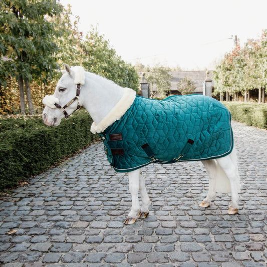 Manta para caballo Kentucky Show manta Velvet Emerald Tiny para equitación