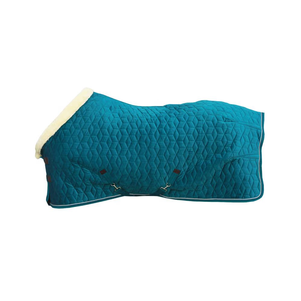 Manta para caballo Kentucky Show Rug Velvet Emerald Tiny detalle 2
