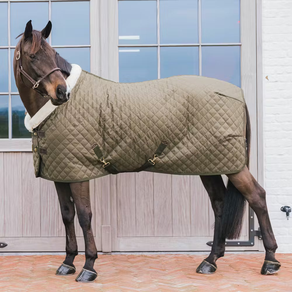 Manta para caballo Kentucky Show Rug Khaki detalle 2