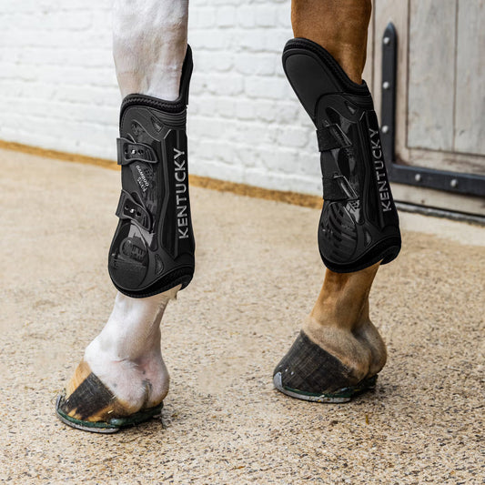 Kentucky protectores de tendón Elastic con Knee Protection para equitación