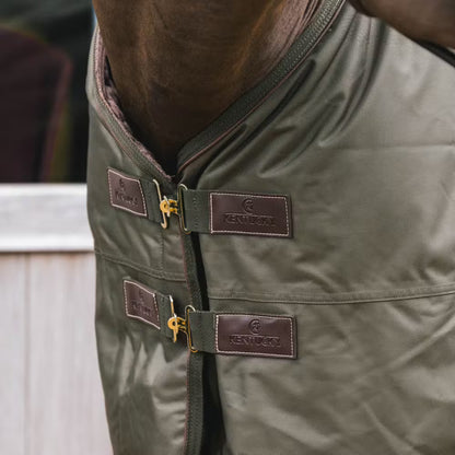 Manta para caballo Kentucky Turnout Rug All Weather impermeable Pro 160g Khaki detalle 3