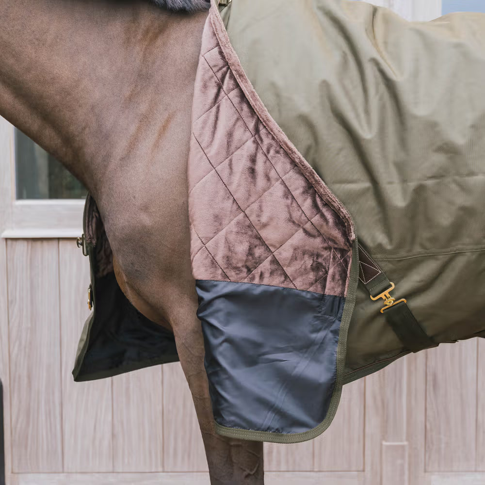 Manta para caballo Kentucky Turnout Rug All Weather impermeable Pro 160g Khaki detalle 2