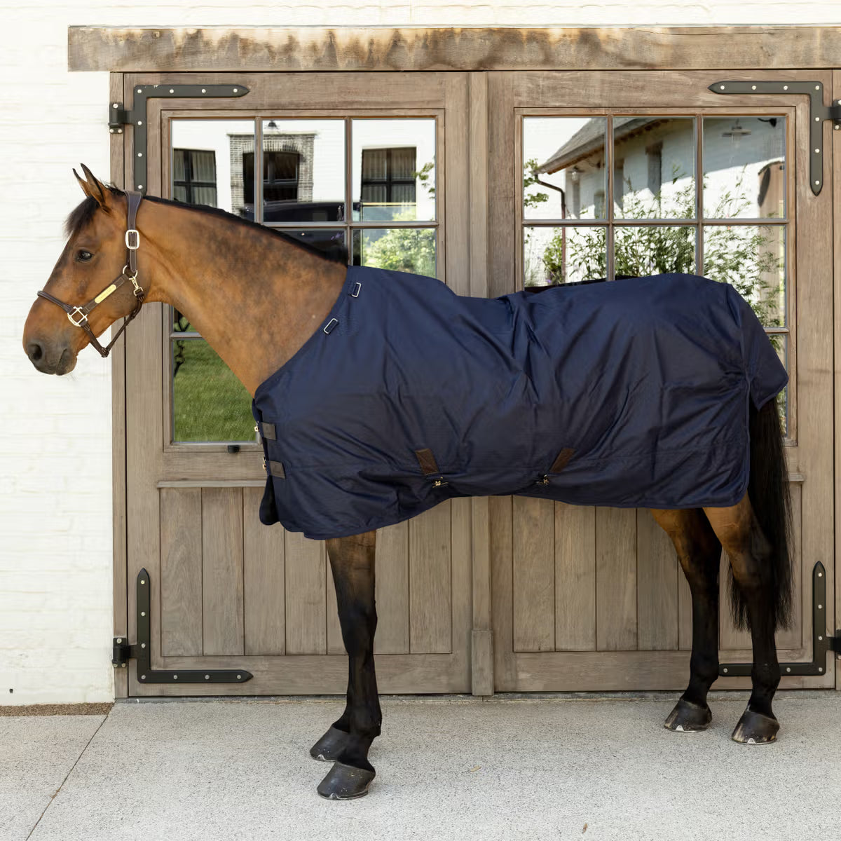Manta para caballo Kentucky Turnout Rug All Weather impermeable Classic 50g detalle 5