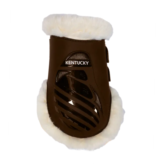 Calzado ecuestre Kentucky Vegan Sheepskin Fetlock Boots Elastic para equitación