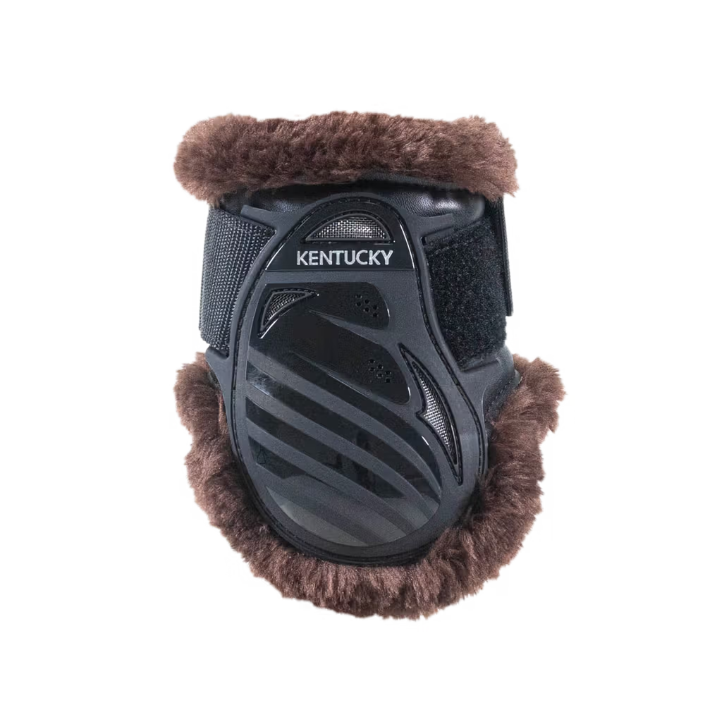 Calzado ecuestre Kentucky Vegan Sheepskin Young caballo Fetlock Boots detalle 8