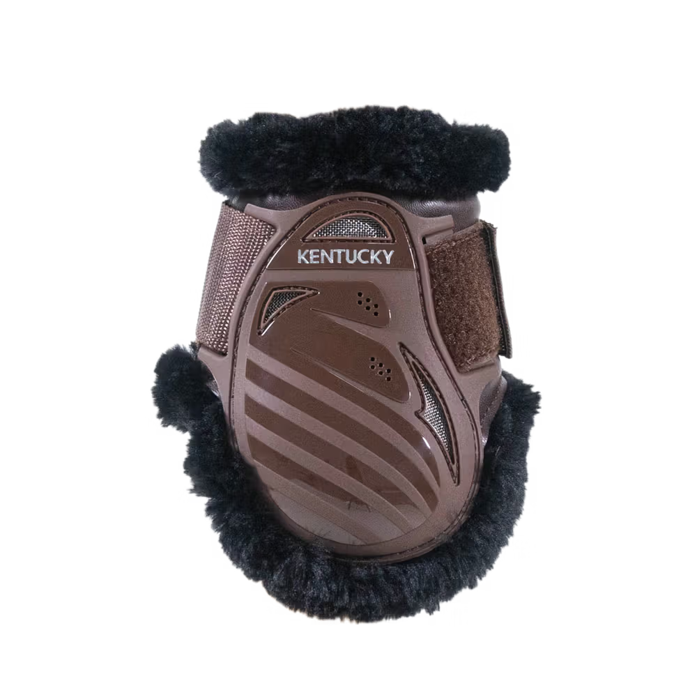 Calzado ecuestre Kentucky Vegan Sheepskin Young caballo Fetlock Boots detalle 10