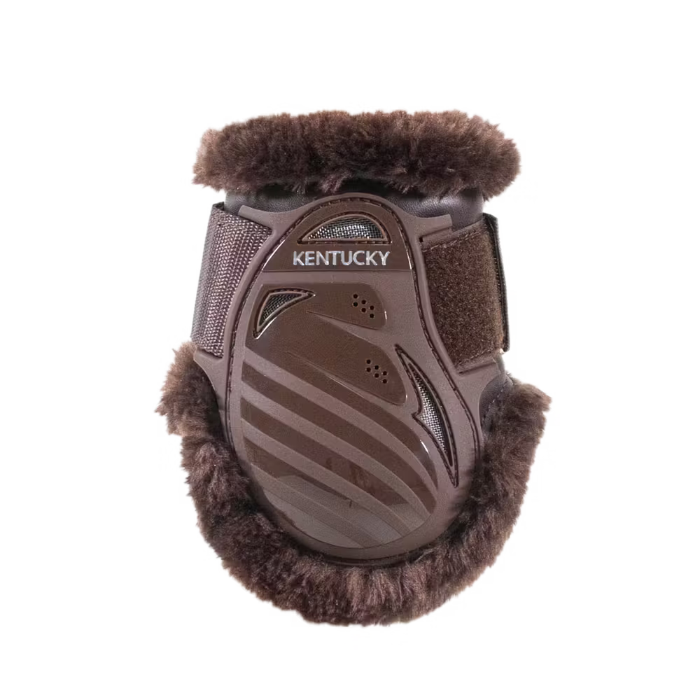 Calzado ecuestre Kentucky Vegan Sheepskin Young caballo Fetlock Boots detalle 9