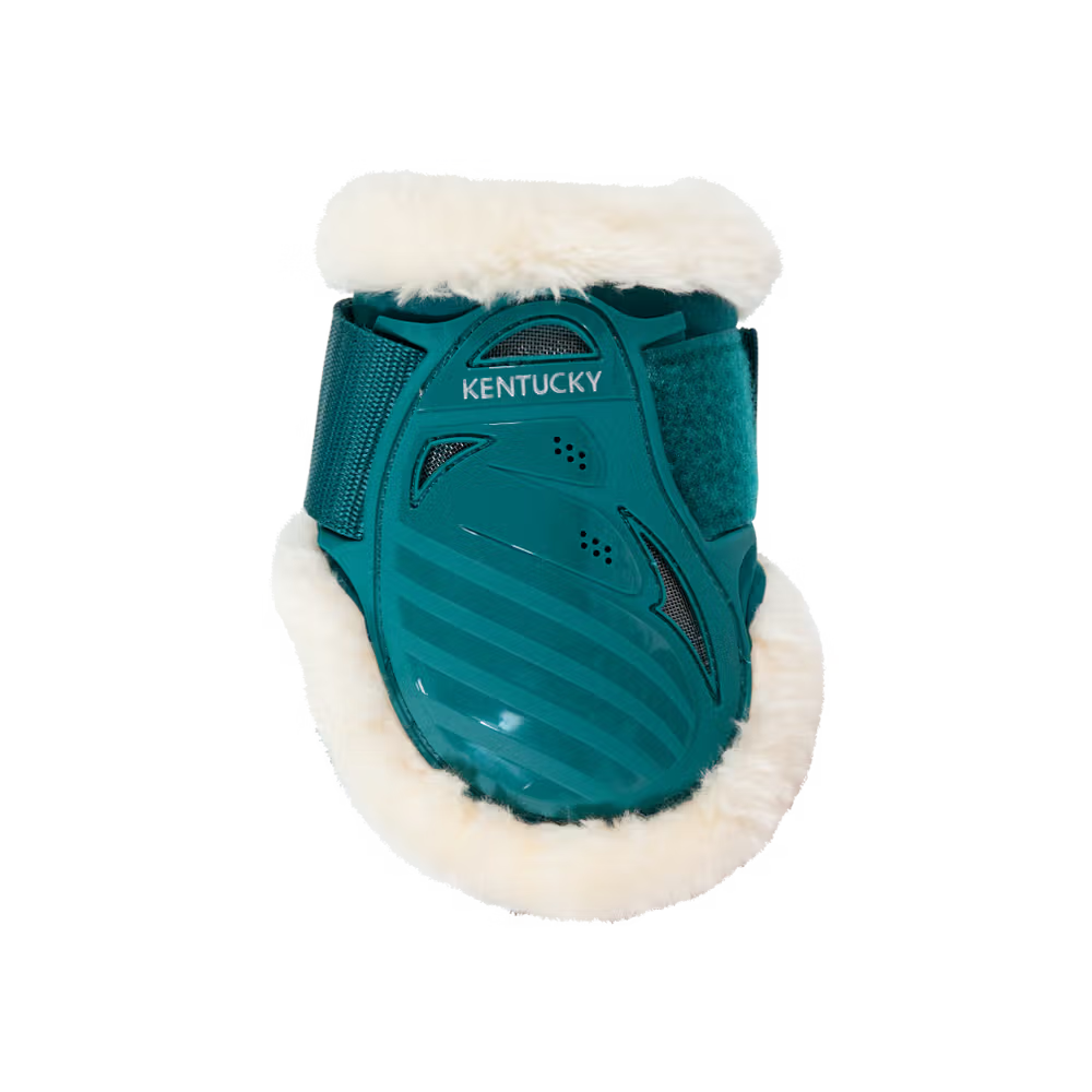 Calzado ecuestre Kentucky Vegan Sheepskin Young caballo Fetlock Boots detalle 5