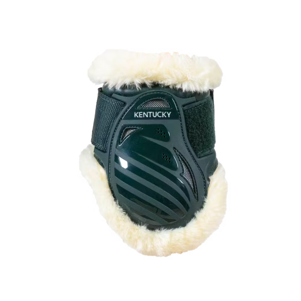 Calzado ecuestre Kentucky Vegan Sheepskin Young caballo Fetlock Boots detalle 6