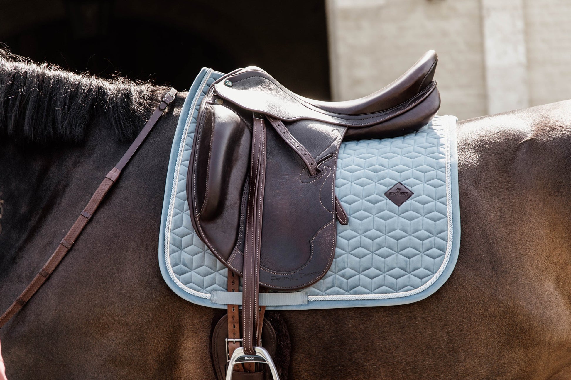 Sets Kentucky Velvet Matching Set - Light Blue detalle 2