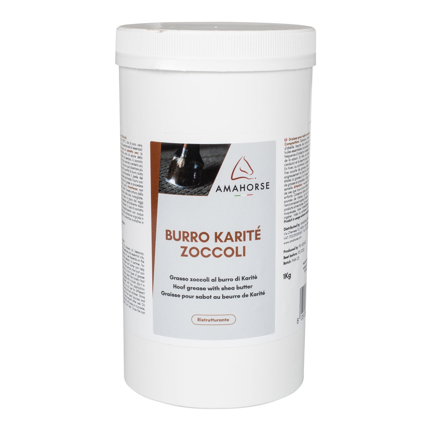 Manteca de karité zuecos 1 kg AmaHorse