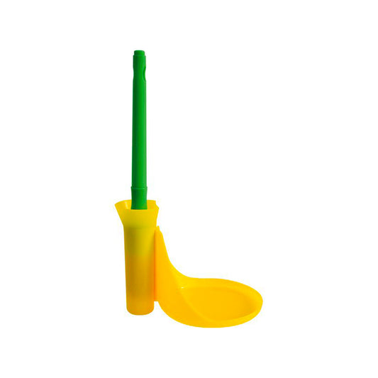 Pinceles + soporte de pinceles de tarro para grasa de cascos Effol