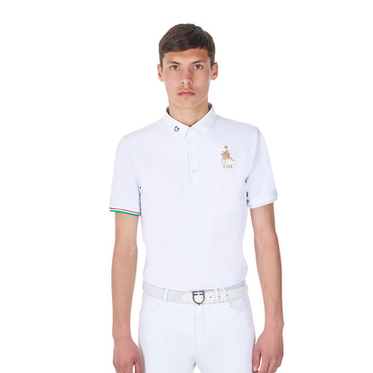 Polo de hombre de concurso Equestro X FISE