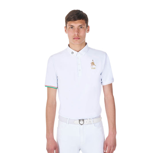 Polo de hombre de concurso Equestro X FISE