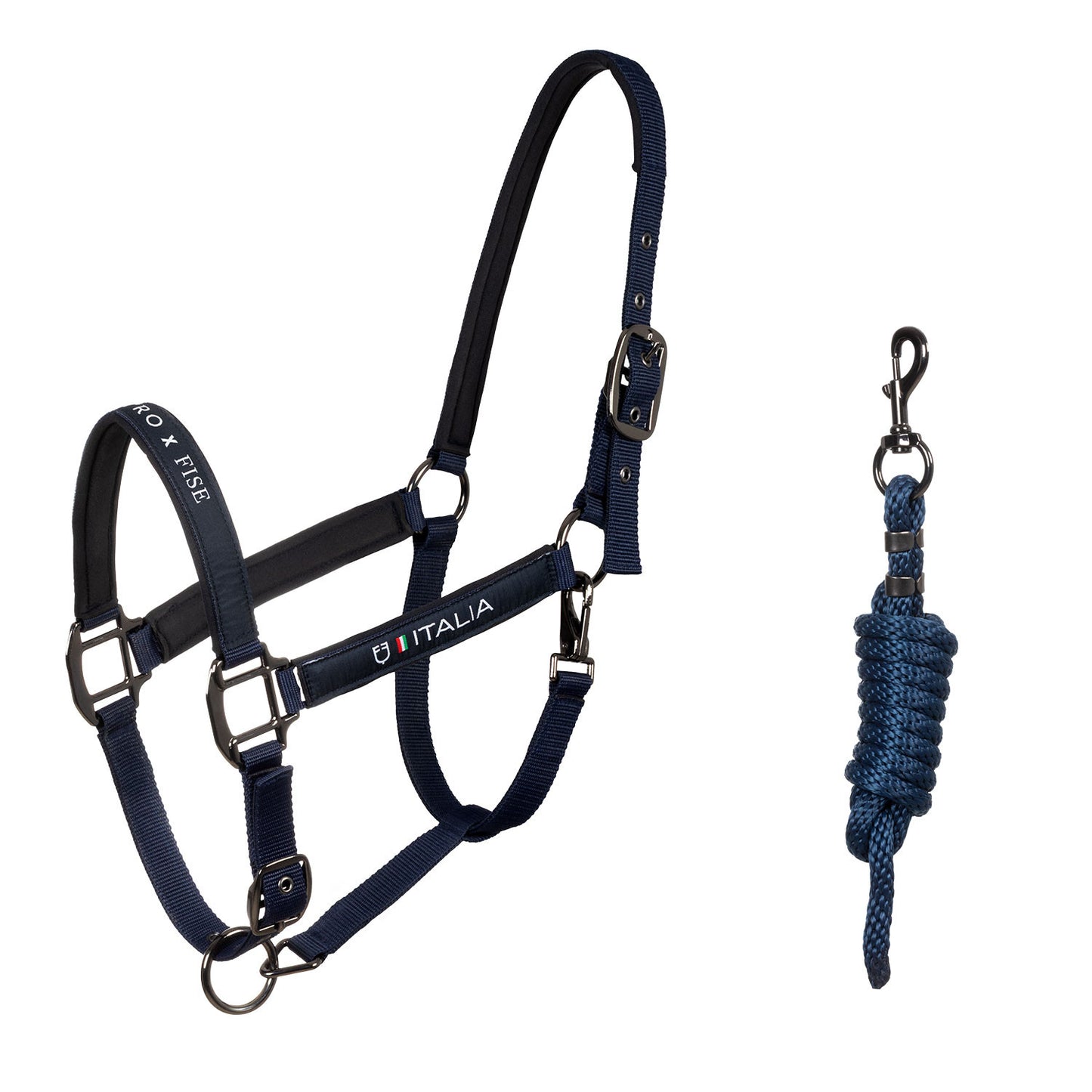 Cabezada acolchada de doble regulación Equestro X FISE