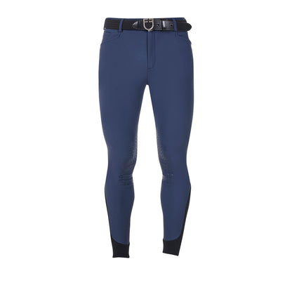 Pantalones de hombre grip rodilla Equestro X FISE - Navy Blazer