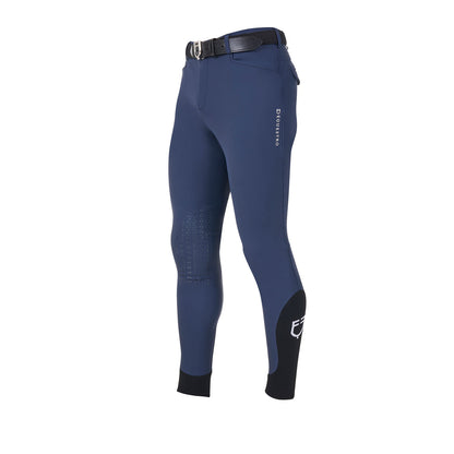 Pantalones de hombre grip rodilla Equestro X FISE - Navy Blazer
