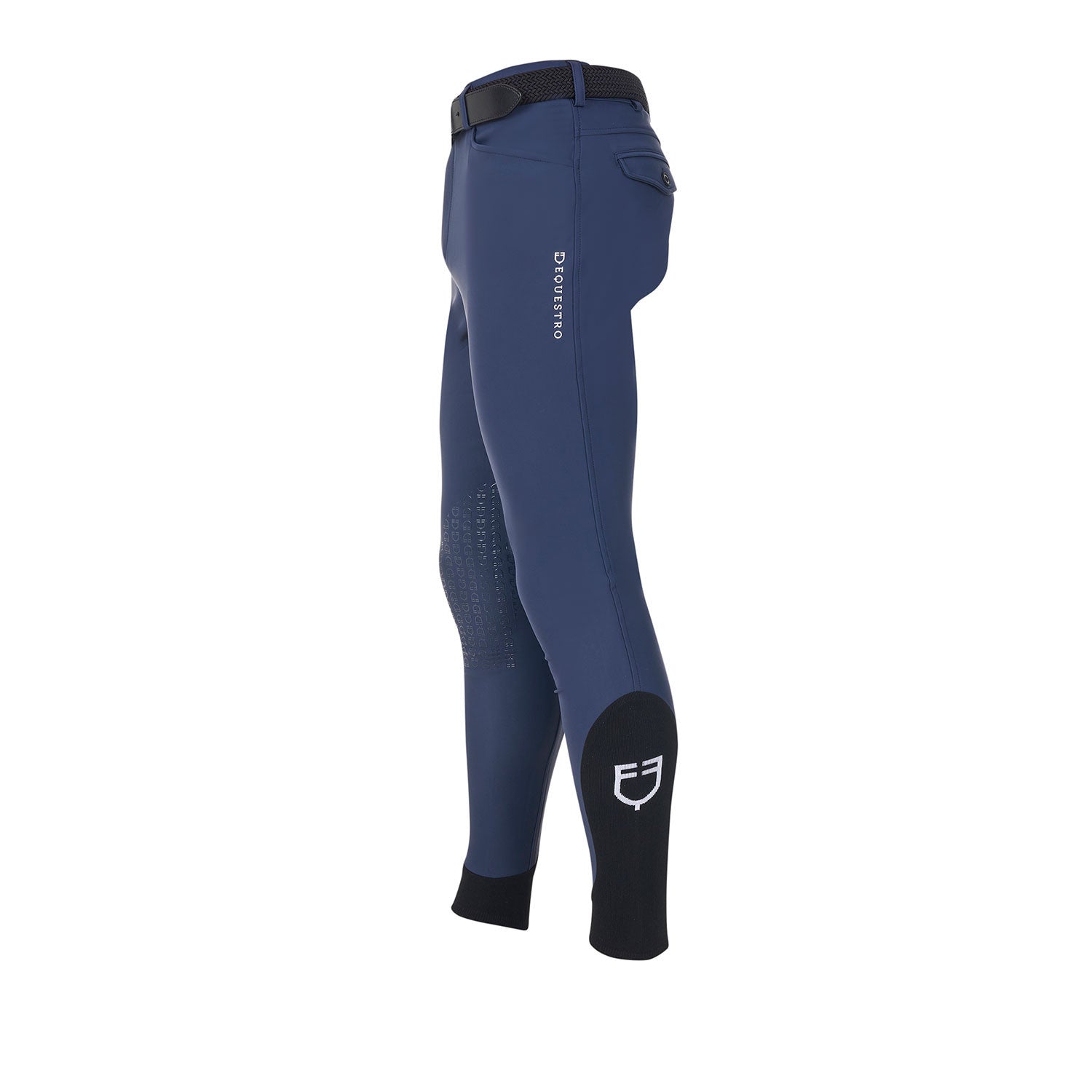 Pantalones de hombre grip rodilla Equestro X FISE - Navy Blazer