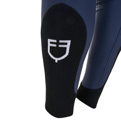 Pantalones de hombre grip rodilla Equestro X FISE - Navy Blazer