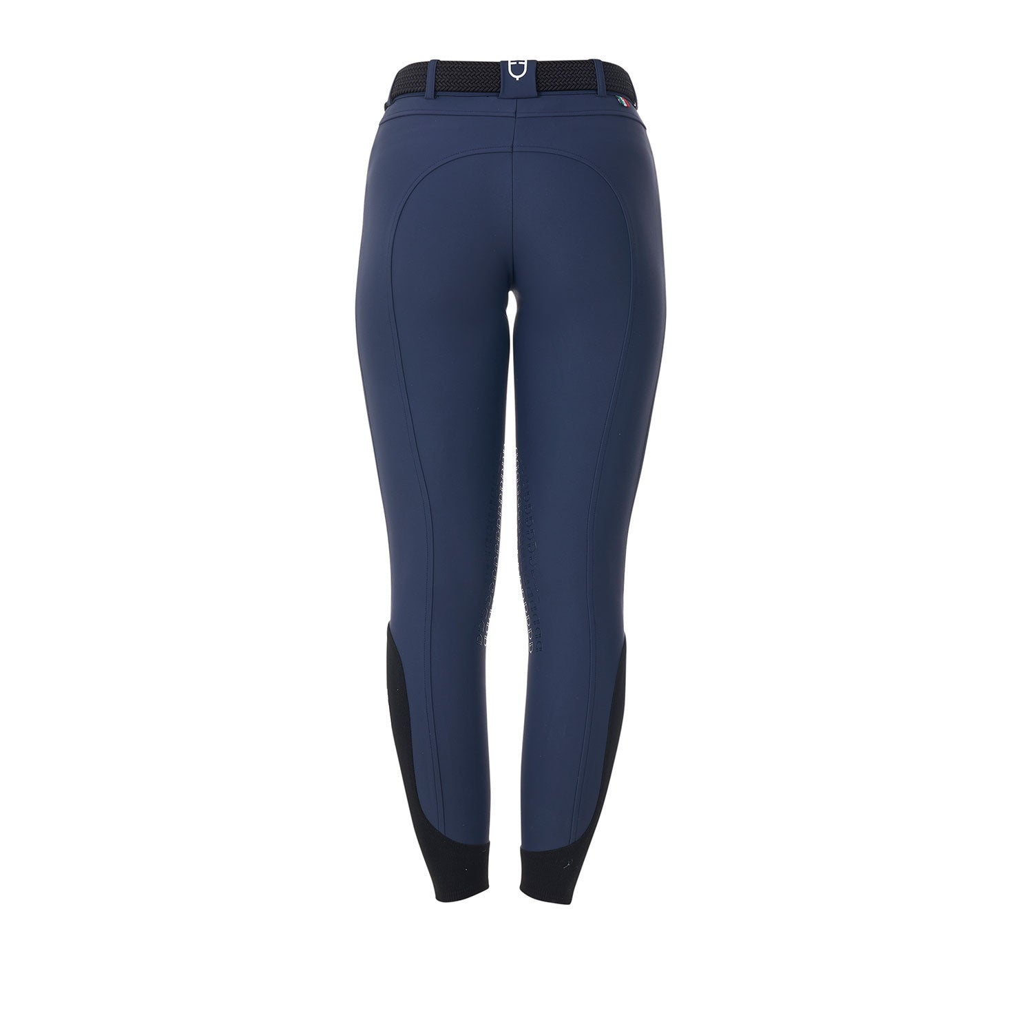 Pantalones de mujer grip rodilla Equestro X FISE - Navy Blazer