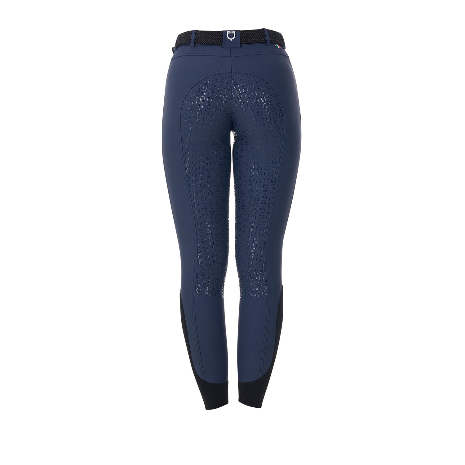 Pantalones de mujer full grip Equestro X FISE - Navy Blazer