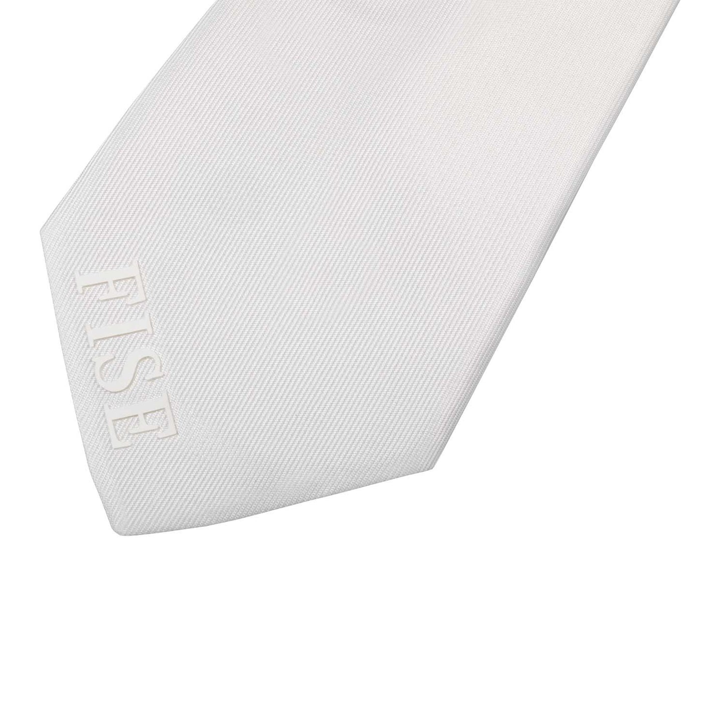 Corbata de competición con logo bordado Equestro X FISE - Blanco