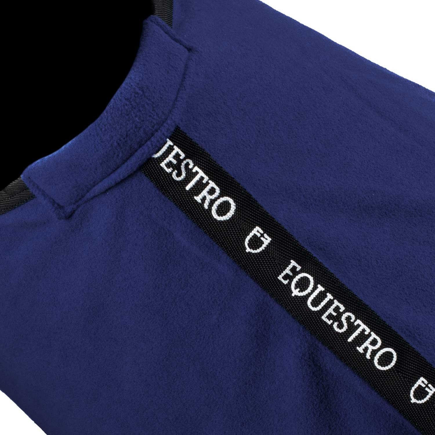Manta polar con cierre frontal Equestro X FISE - Navy Blazer