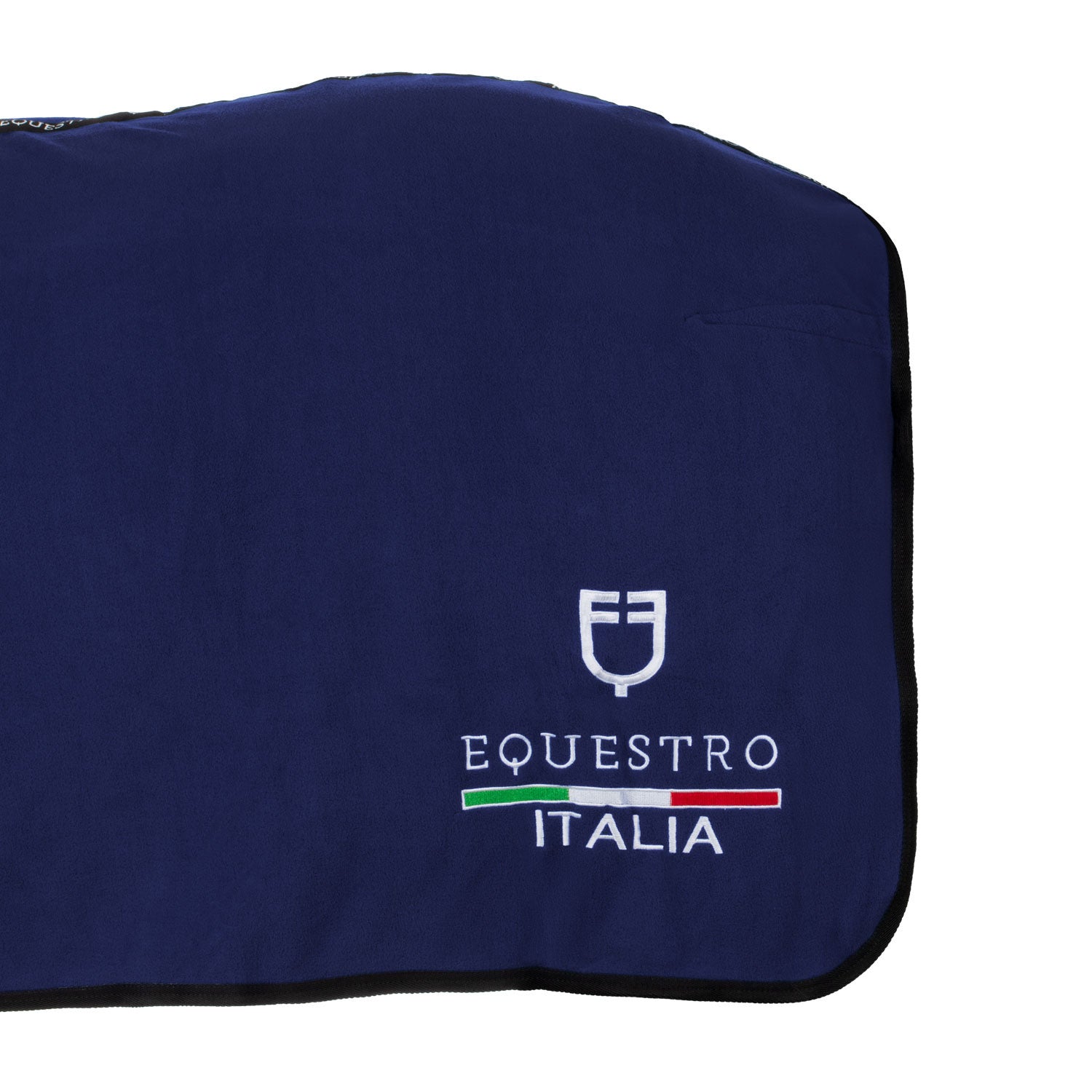 Manta polar con cierre frontal Equestro X FISE - Navy Blazer