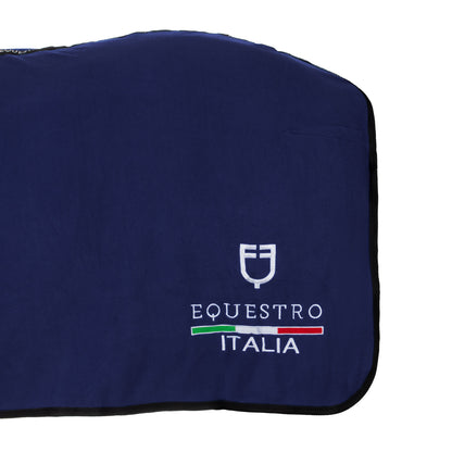 Manta polar con cierre frontal Equestro X FISE - Navy Blazer