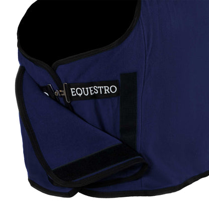 Manta polar con cierre frontal Equestro X FISE - Navy Blazer